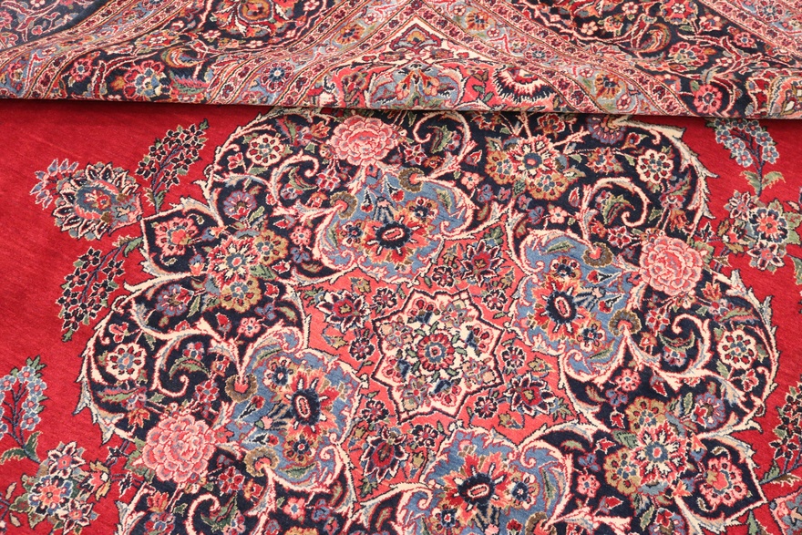 Antique Kashan Carpet  418x314