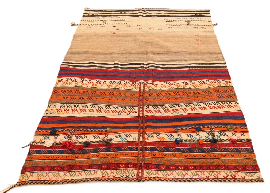 Antique Kilim Fars Carpet  171x125