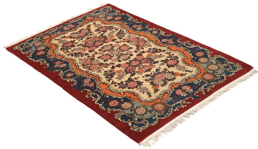 Antique Kashan Carpet  203x135